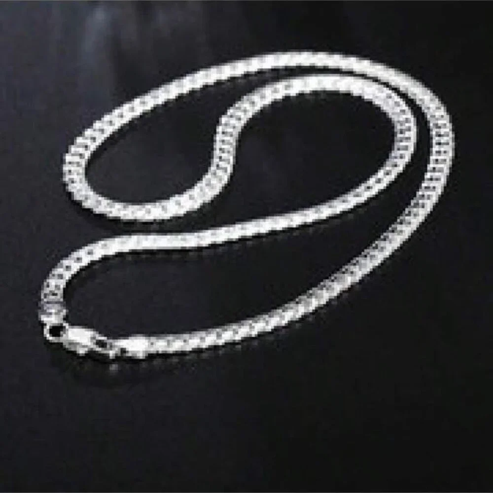 925 Sterling SIlver Chain Necklace - Picture 1 of 3